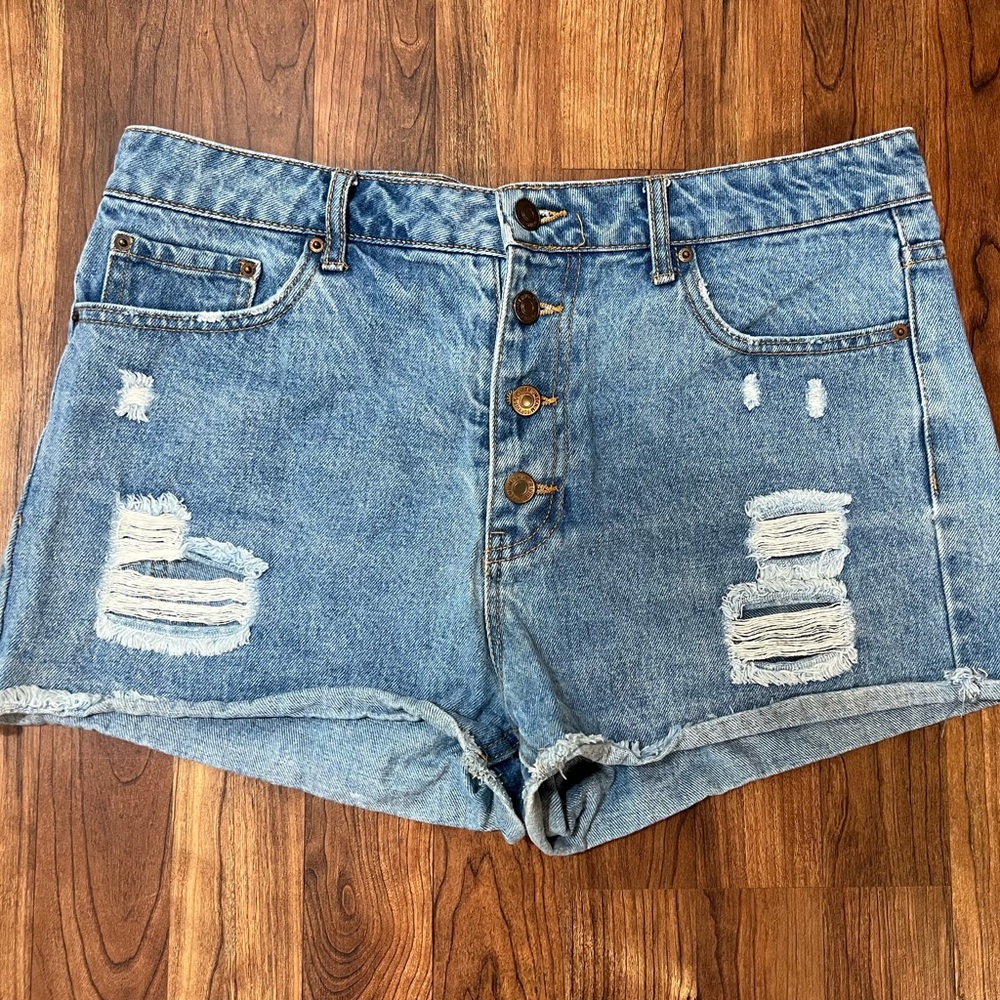 Forever21 Denim Cutoff Shorts, 31